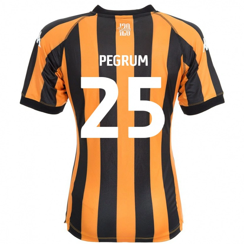 Danxen Hombre Camiseta Florence Pegrum #25 Negro Ámbar 1ª Equipación 2024/25 La Camisa