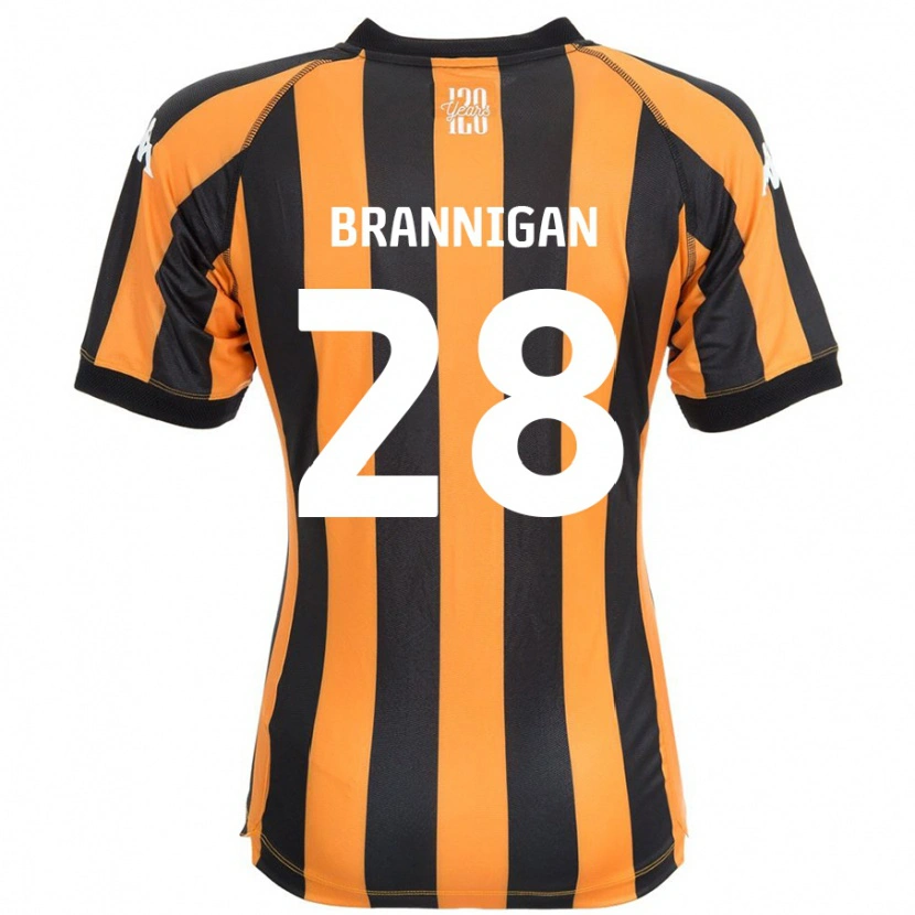 Danxen Hombre Camiseta Aoife Brannigan #28 Negro Ámbar 1ª Equipación 2024/25 La Camisa