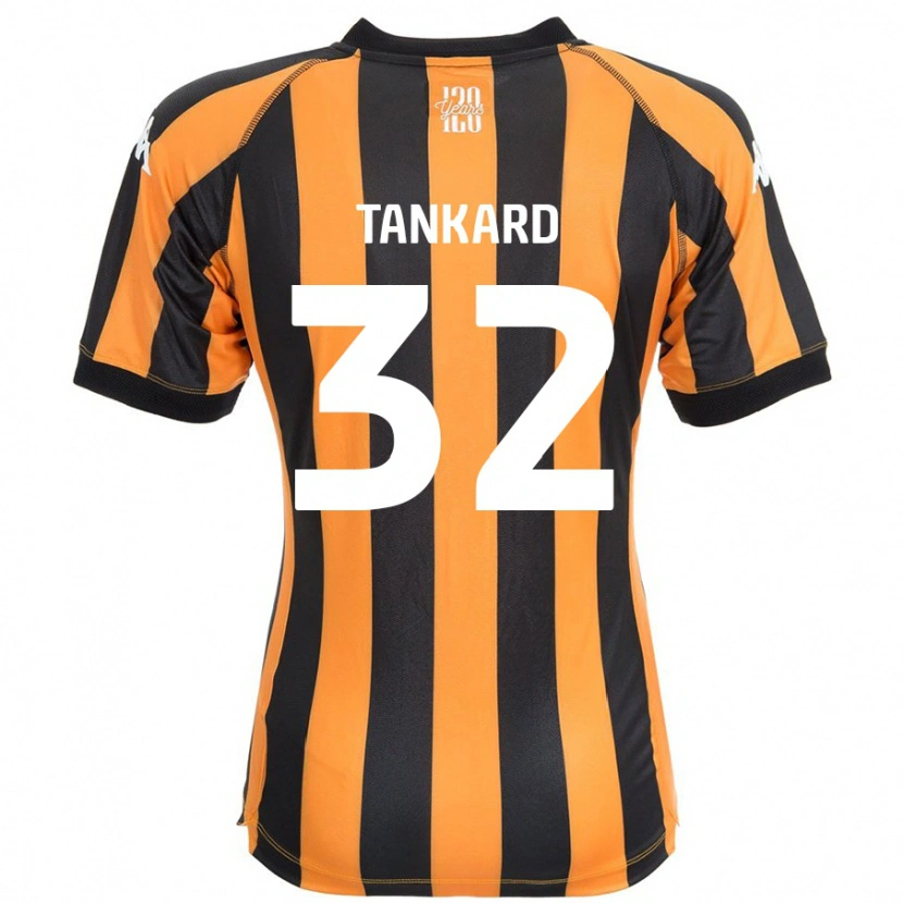 Danxen Hombre Camiseta Lily Tankard #32 Negro Ámbar 1ª Equipación 2024/25 La Camisa