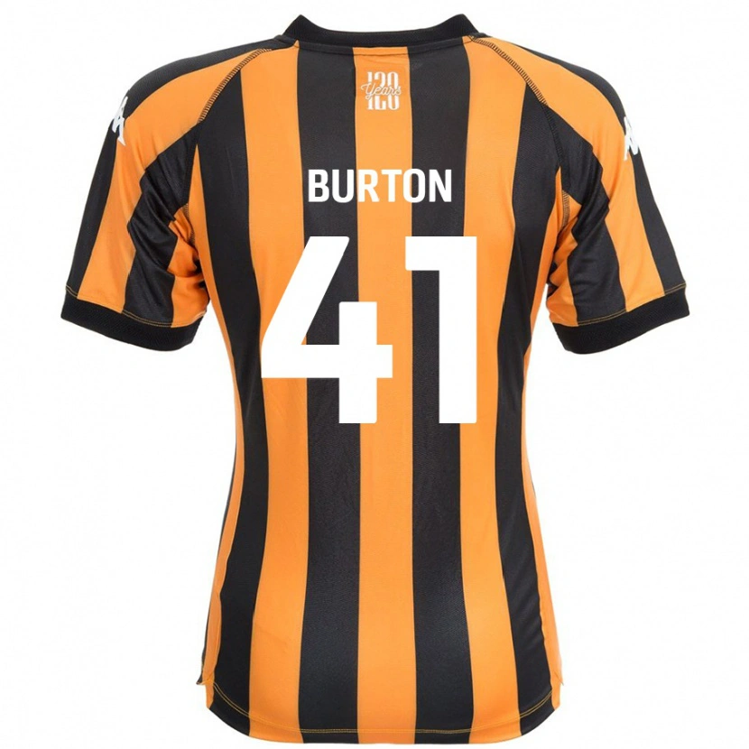 Danxen Hombre Camiseta Jess Burton #41 Negro Ámbar 1ª Equipación 2024/25 La Camisa