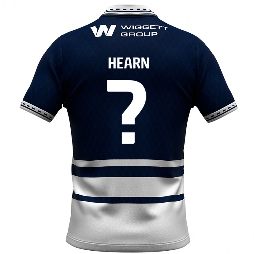 Danxen Hombre Camiseta Henry Hearn #0 Azul Marino Blanco 1ª Equipación 2024/25 La Camisa