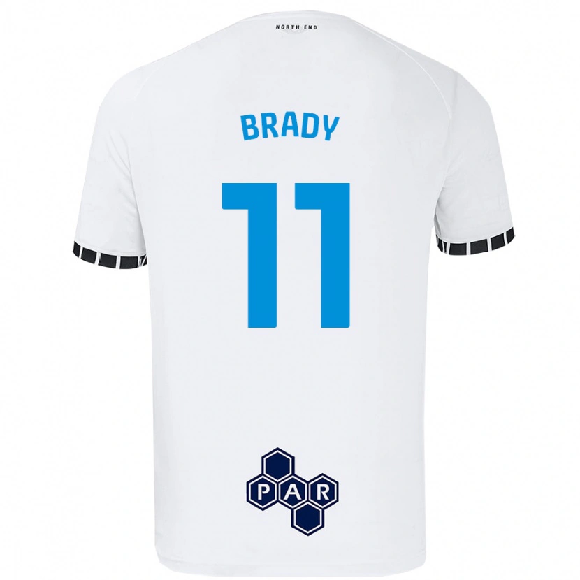 Danxen Hombre Camiseta Robbie Brady #11 Blanco 1ª Equipación 2024/25 La Camisa