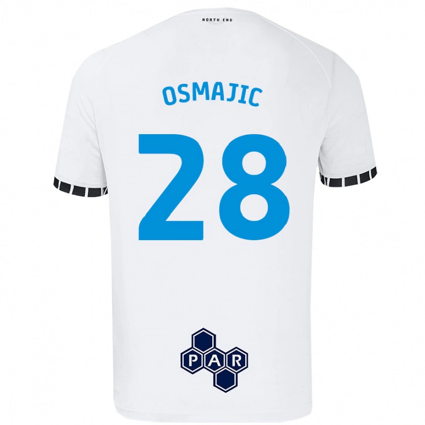 Danxen Hombre Camiseta Milutin Osmajic #28 Blanco 1ª Equipación 2024/25 La Camisa