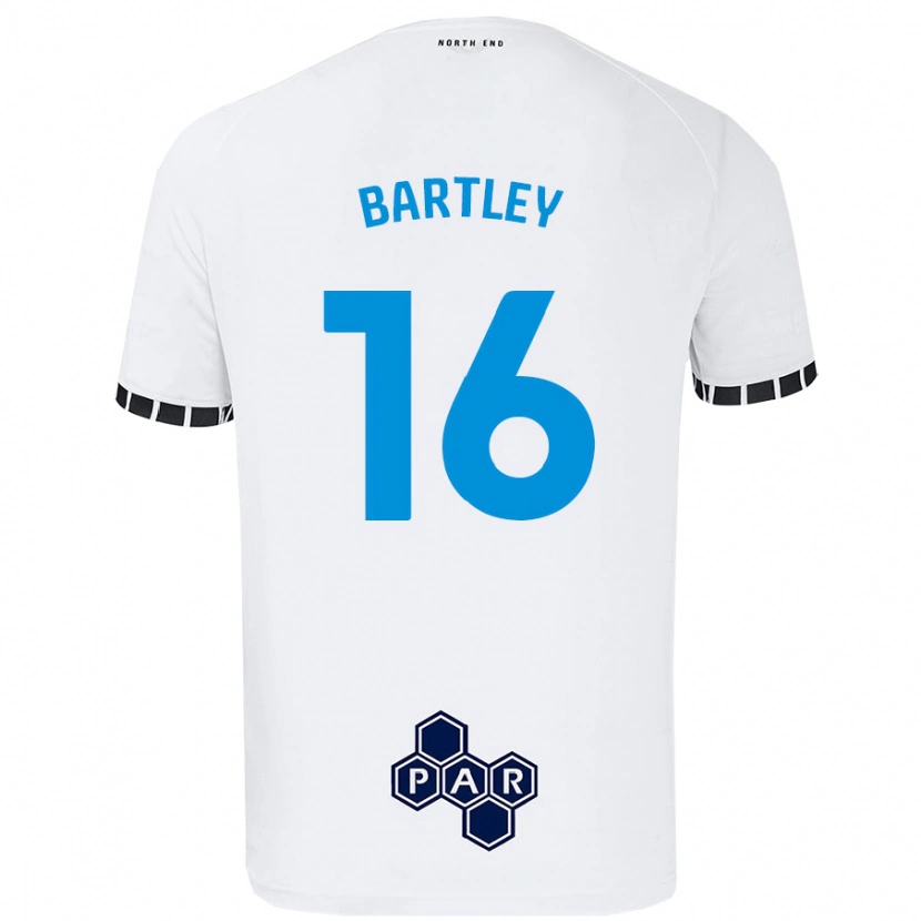 Danxen Hombre Camiseta Melanie Bartley #16 Blanco 1ª Equipación 2024/25 La Camisa