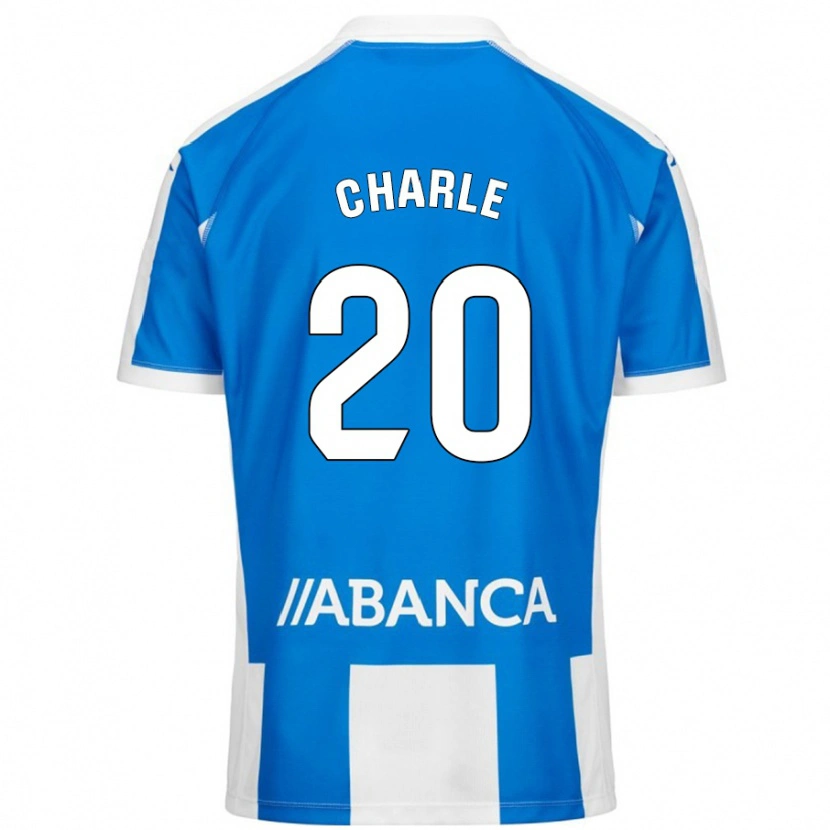 Danxen Hombre Camiseta Marta Charle #20 Azul Blanco 1ª Equipación 2024/25 La Camisa