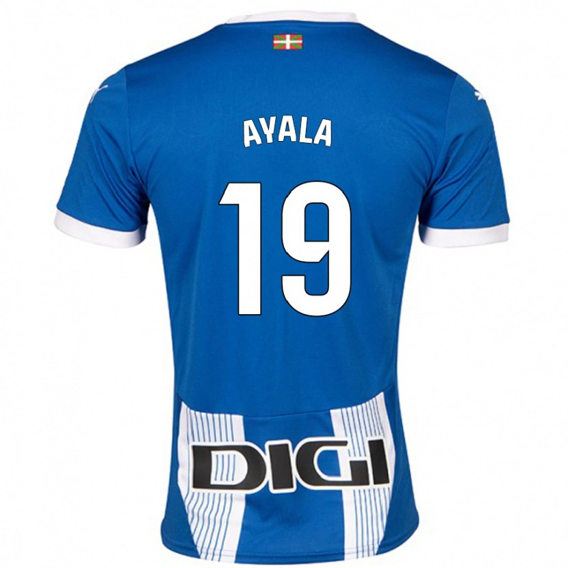 Danxen Hombre Camiseta Axel Ayala #19 Azul 1ª Equipación 2024/25 La Camisa