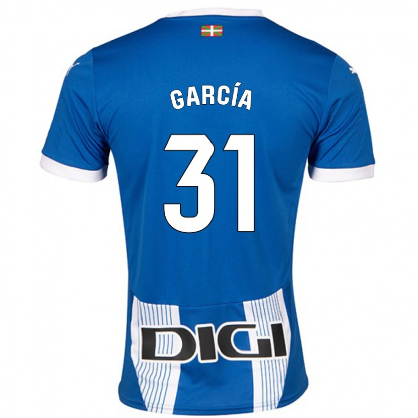 Danxen Hombre Camiseta Gaizka García #31 Azul 1ª Equipación 2024/25 La Camisa