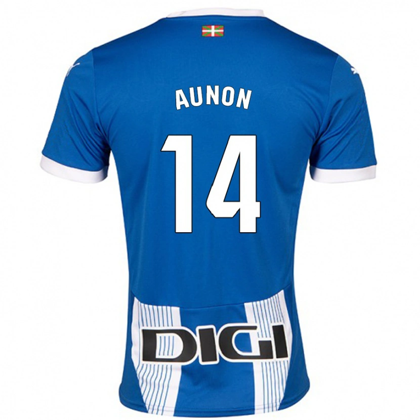 Danxen Hombre Camiseta Cristina Auñón #14 Azul 1ª Equipación 2024/25 La Camisa