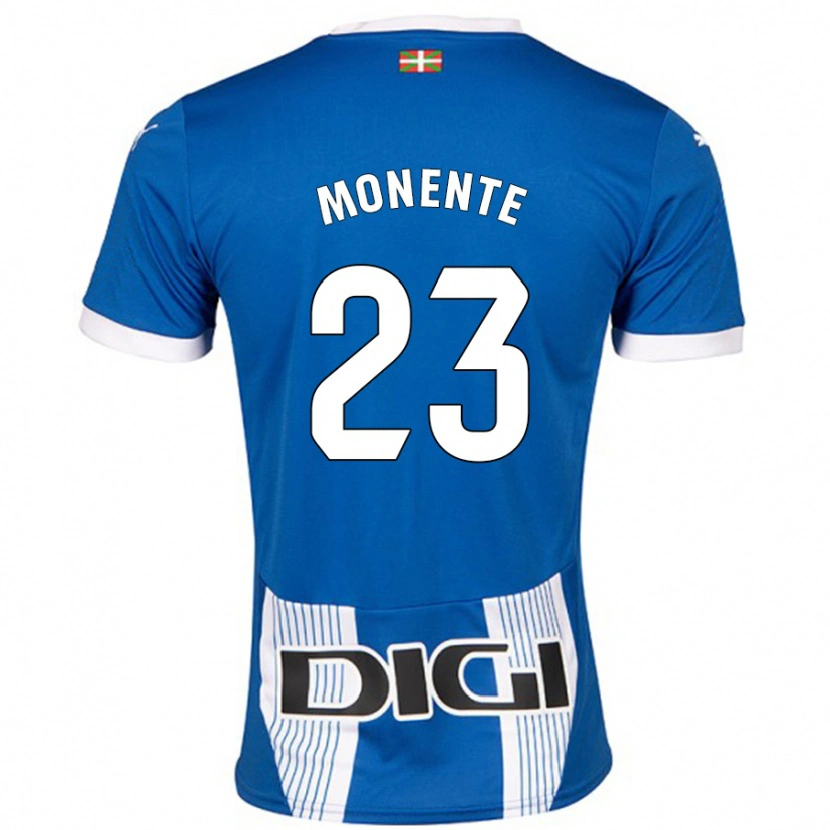 Danxen Hombre Camiseta Leyre Monente #23 Azul 1ª Equipación 2024/25 La Camisa