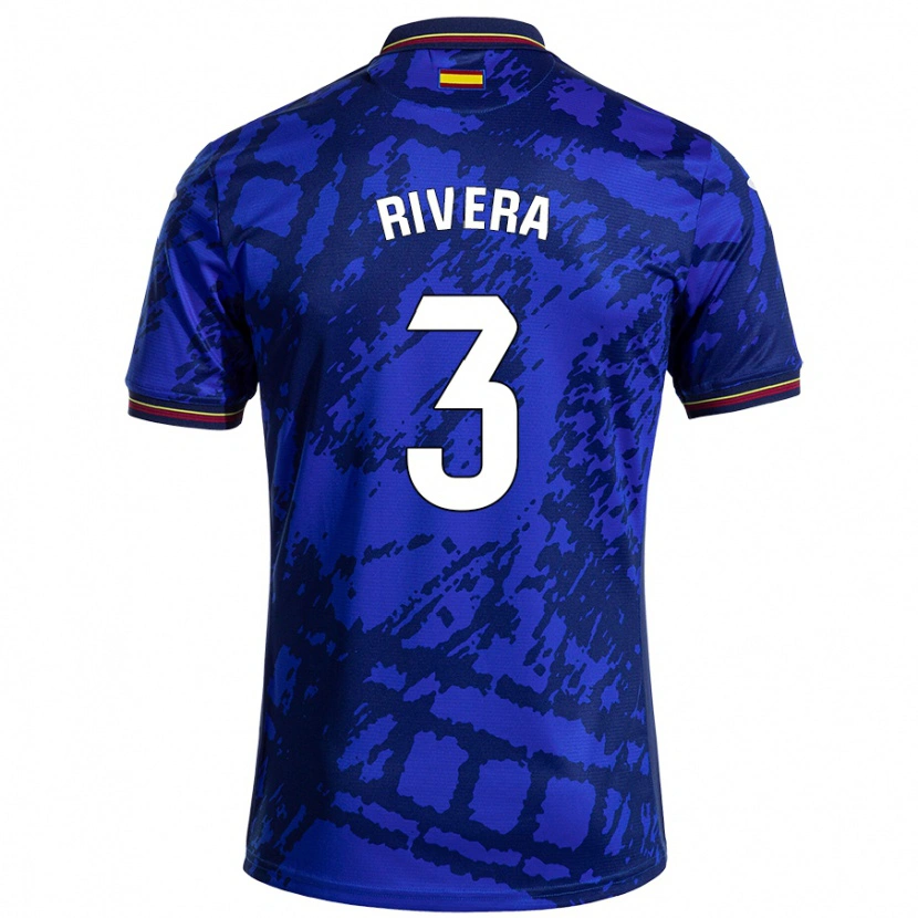 Danxen Hombre Camiseta Gorka Rivera #3 Azul Más Oscuro 1ª Equipación 2024/25 La Camisa