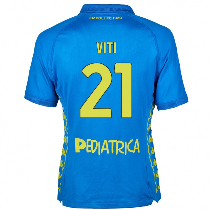 Danxen Hombre Camiseta Mattia Viti #21 Azul 1ª Equipación 2024/25 La Camisa