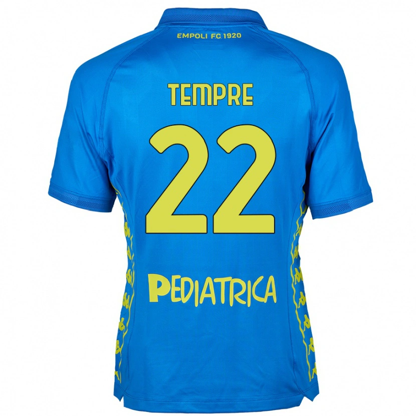 Danxen Hombre Camiseta Michele Tempre #22 Azul 1ª Equipación 2024/25 La Camisa