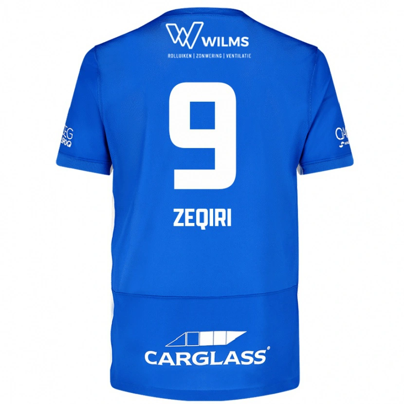 Danxen Hombre Camiseta Andi Zeqiri #9 Azul 1ª Equipación 2024/25 La Camisa