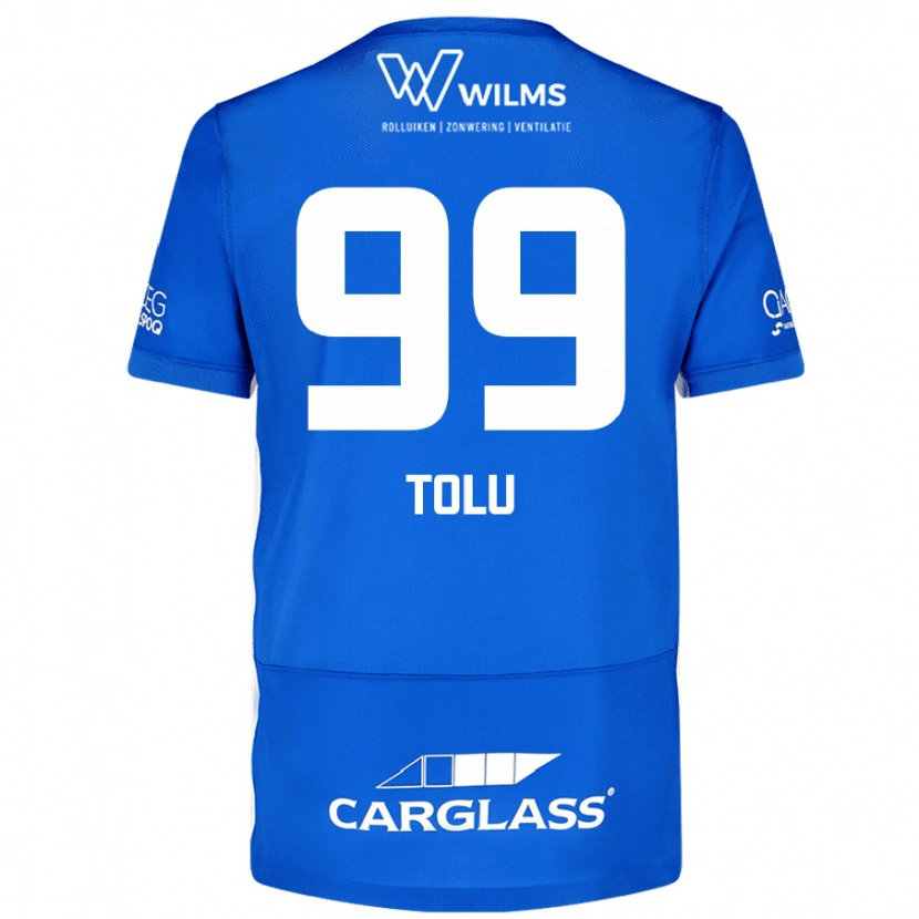 Danxen Hombre Camiseta Tolu Arokodare #99 Azul 1ª Equipación 2024/25 La Camisa