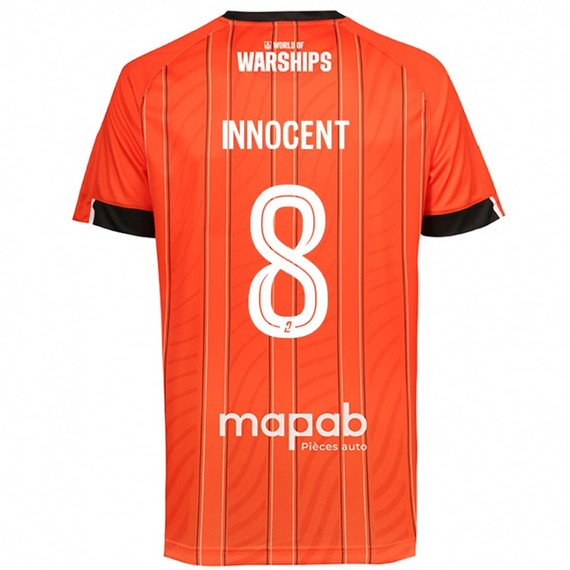 Danxen Hombre Camiseta Bonke Innocent #8 Naranja 1ª Equipación 2024/25 La Camisa