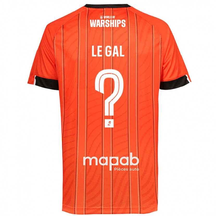 Danxen Hombre Camiseta Noah Le Gal #0 Naranja 1ª Equipación 2024/25 La Camisa