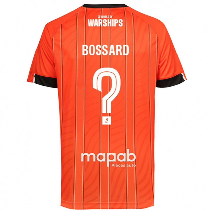 Danxen Hombre Camiseta Léo Bossard #0 Naranja 1ª Equipación 2024/25 La Camisa