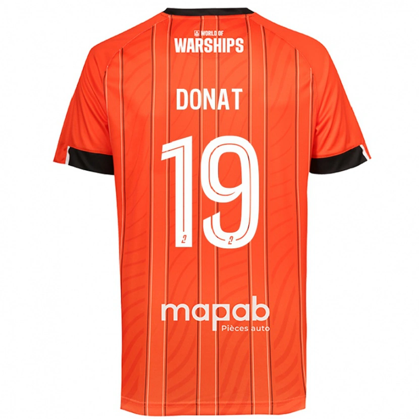 Danxen Hombre Camiseta Noa Donat #19 Naranja 1ª Equipación 2024/25 La Camisa