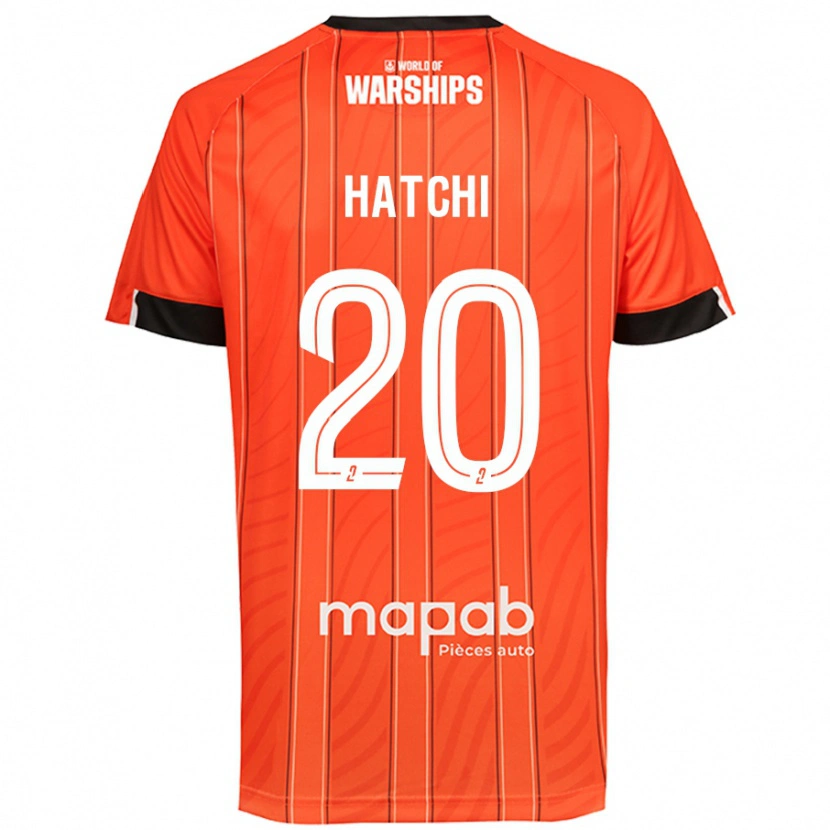 Danxen Hombre Camiseta Jérémy Hatchi #20 Naranja 1ª Equipación 2024/25 La Camisa