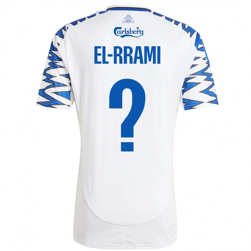 Danxen Hombre Camiseta Jamil El-Rrami #0 Blanco Azul Cielo 1ª Equipación 2024/25 La Camisa