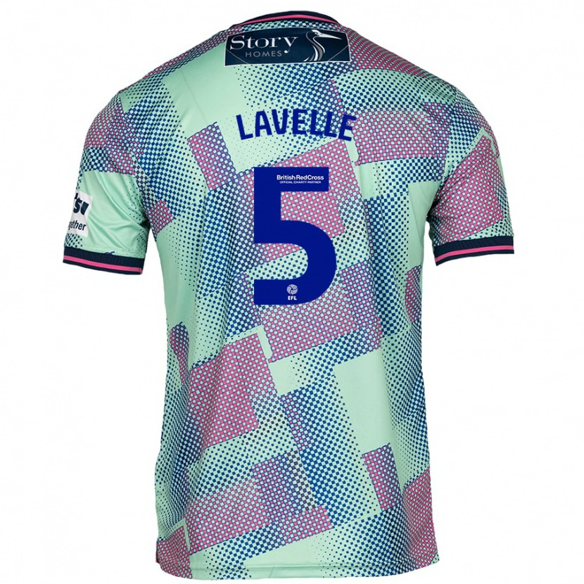 Danxen Hombre Camiseta Sam Lavelle #5 Verde 2ª Equipación 2024/25 La Camisa