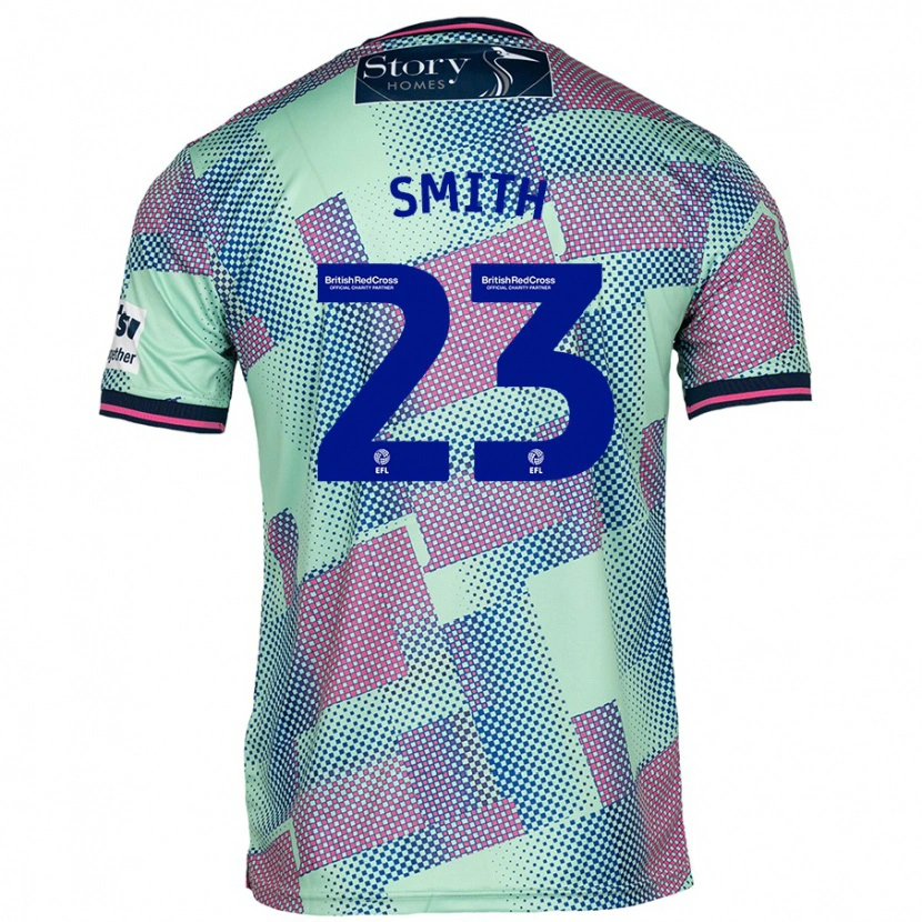 Danxen Hombre Camiseta Jude Smith #23 Verde 2ª Equipación 2024/25 La Camisa