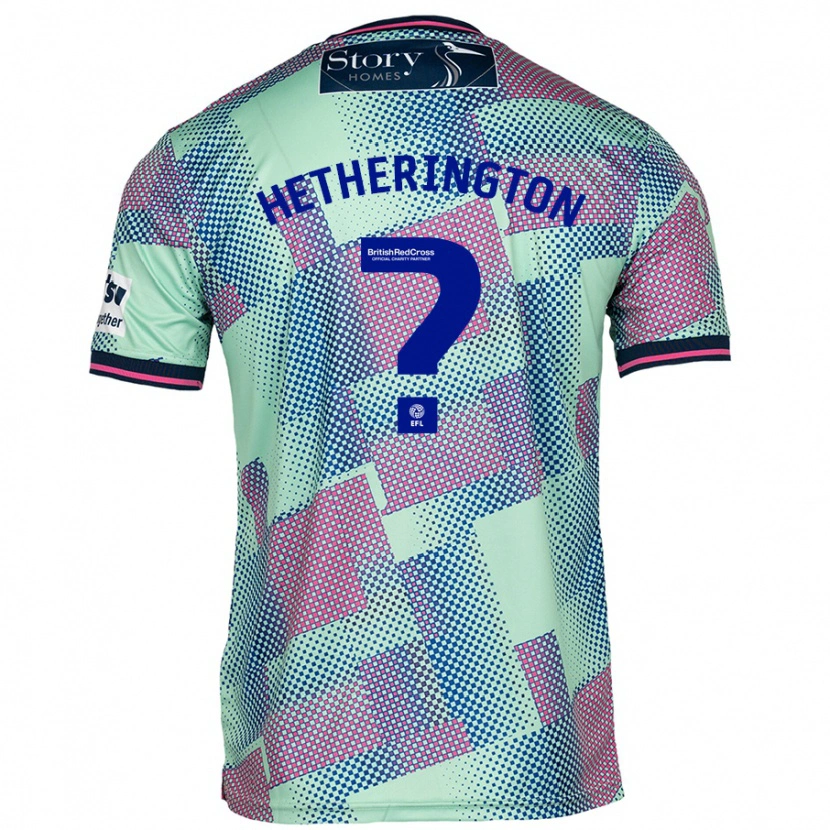 Danxen Hombre Camiseta Sam Hetherington #0 Verde 2ª Equipación 2024/25 La Camisa