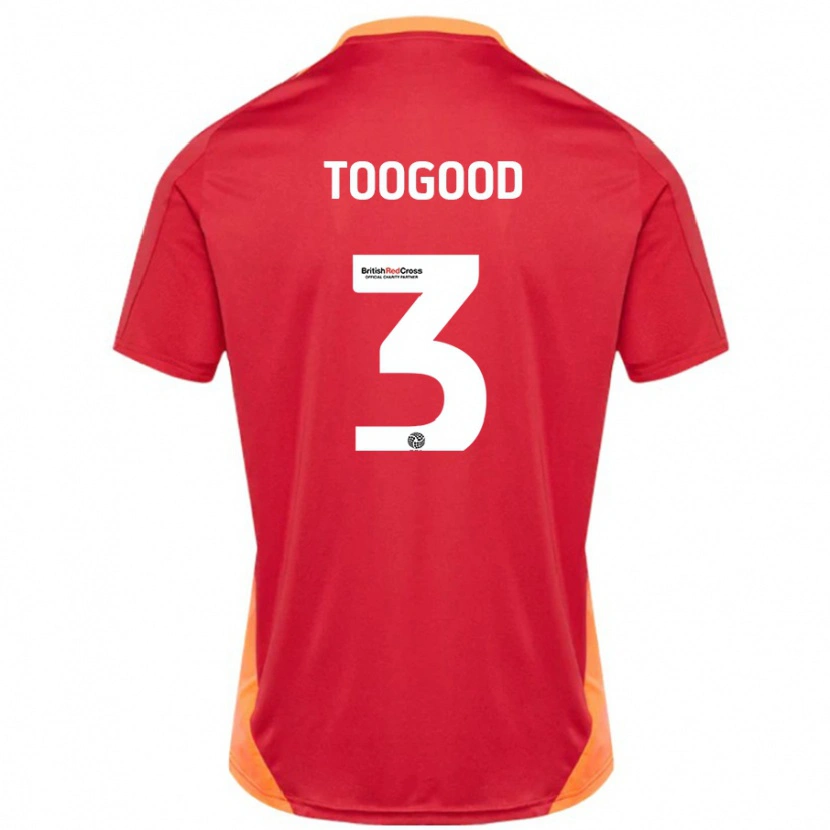 Danxen Hombre Camiseta Emily Toogood #3 Azul Blanquecino 2ª Equipación 2024/25 La Camisa