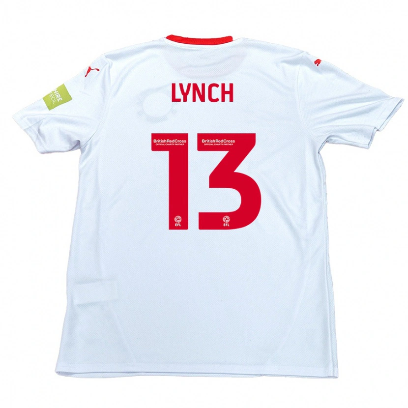 Danxen Hombre Camiseta Jay Lynch #13 Blanco 2ª Equipación 2024/25 La Camisa