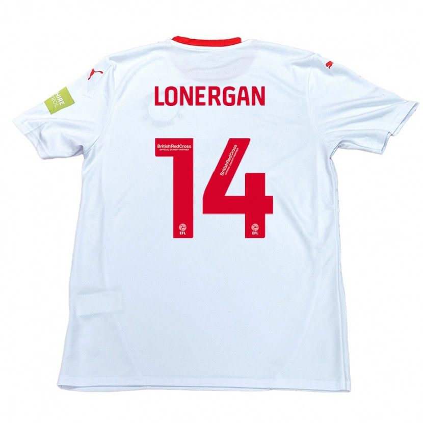 Danxen Hombre Camiseta Tommy Lonergan #14 Blanco 2ª Equipación 2024/25 La Camisa