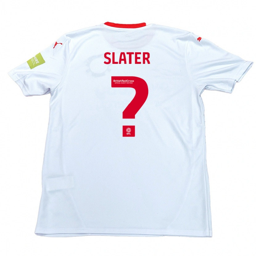 Danxen Hombre Camiseta Adham Slater #0 Blanco 2ª Equipación 2024/25 La Camisa