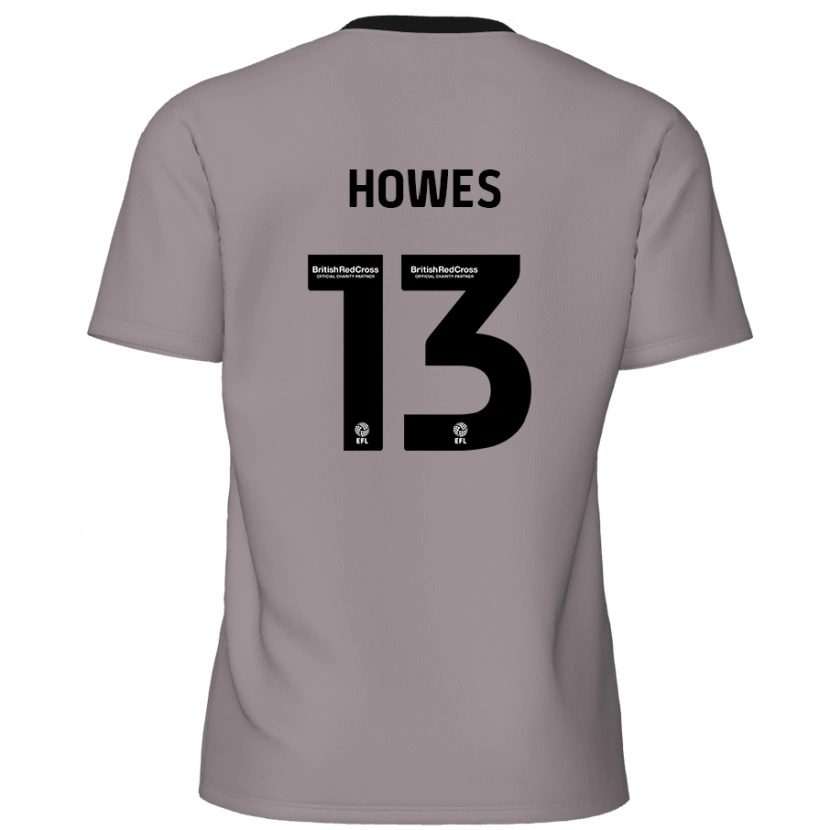 Danxen Hombre Camiseta Sam Howes #13 Gris 2ª Equipación 2024/25 La Camisa