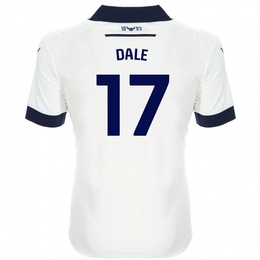 Danxen Hombre Camiseta Owen Dale #17 Blanco Azul Marino 2ª Equipación 2024/25 La Camisa