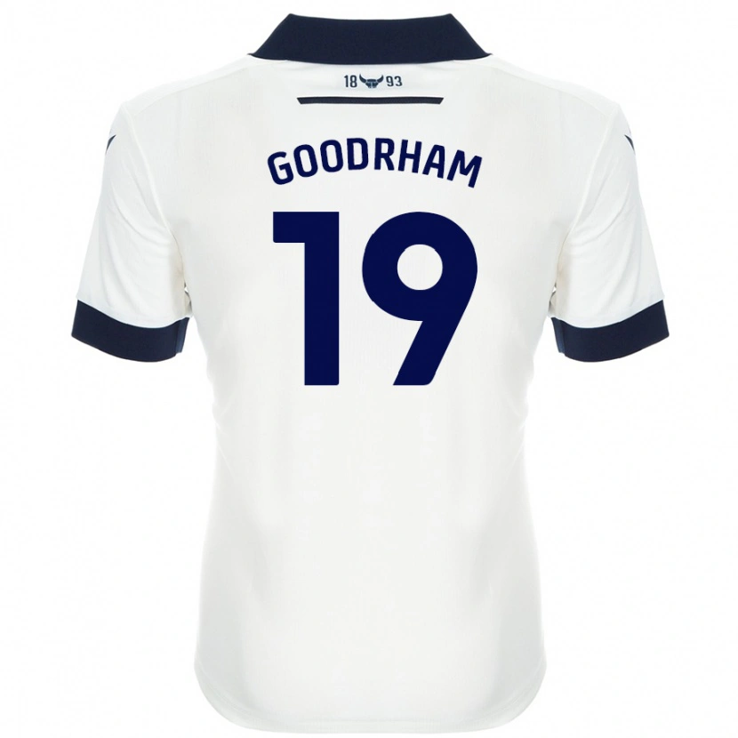 Danxen Hombre Camiseta Tyler Goodrham #19 Blanco Azul Marino 2ª Equipación 2024/25 La Camisa