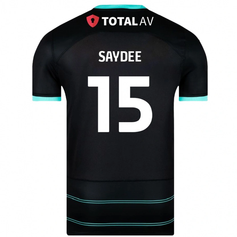 Danxen Hombre Camiseta Christian Saydee #15 Negro 2ª Equipación 2024/25 La Camisa