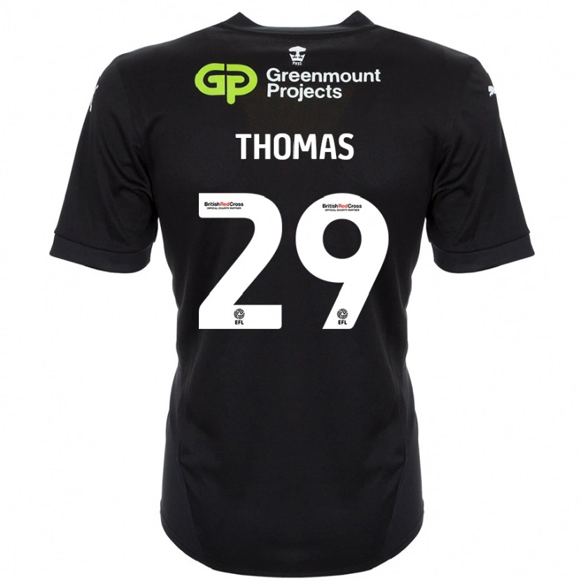 Danxen Hombre Camiseta Silko Thomas #29 Negro 2ª Equipación 2024/25 La Camisa