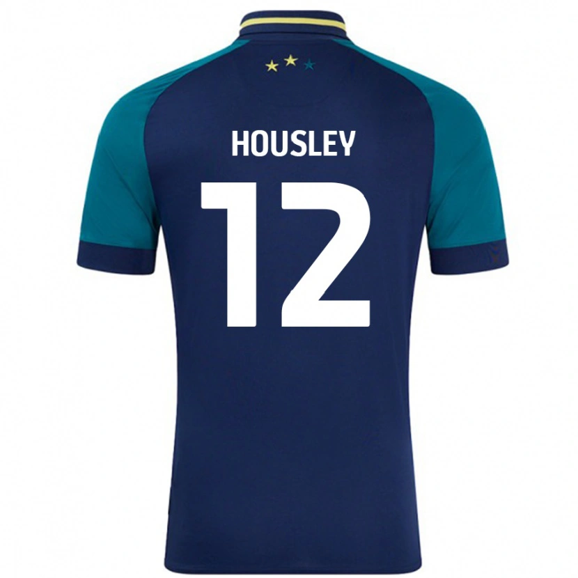 Danxen Hombre Camiseta Autumn Housley #12 Azul Marino Verde Oscuro 2ª Equipación 2024/25 La Camisa