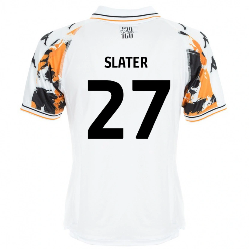 Danxen Hombre Camiseta Regan Slater #27 Blanco 2ª Equipación 2024/25 La Camisa