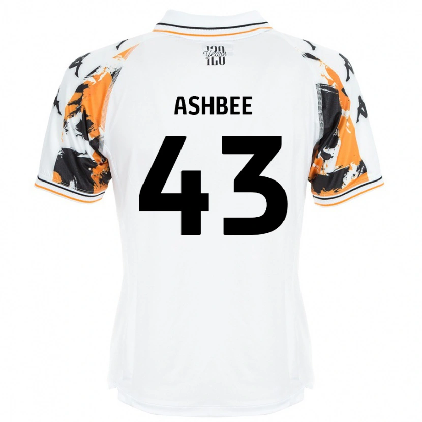 Danxen Hombre Camiseta Stanley Ashbee #43 Blanco 2ª Equipación 2024/25 La Camisa