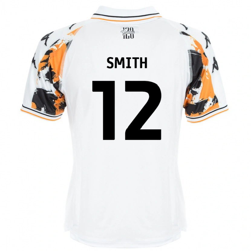 Danxen Hombre Camiseta Emily Smith #12 Blanco 2ª Equipación 2024/25 La Camisa