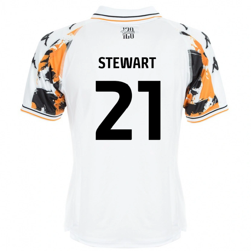 Danxen Hombre Camiseta Alice Stewart #21 Blanco 2ª Equipación 2024/25 La Camisa