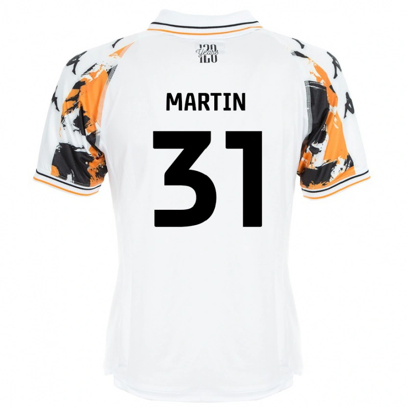 Danxen Hombre Camiseta Faith Martin #31 Blanco 2ª Equipación 2024/25 La Camisa