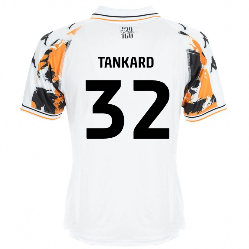 Danxen Hombre Camiseta Lily Tankard #32 Blanco 2ª Equipación 2024/25 La Camisa