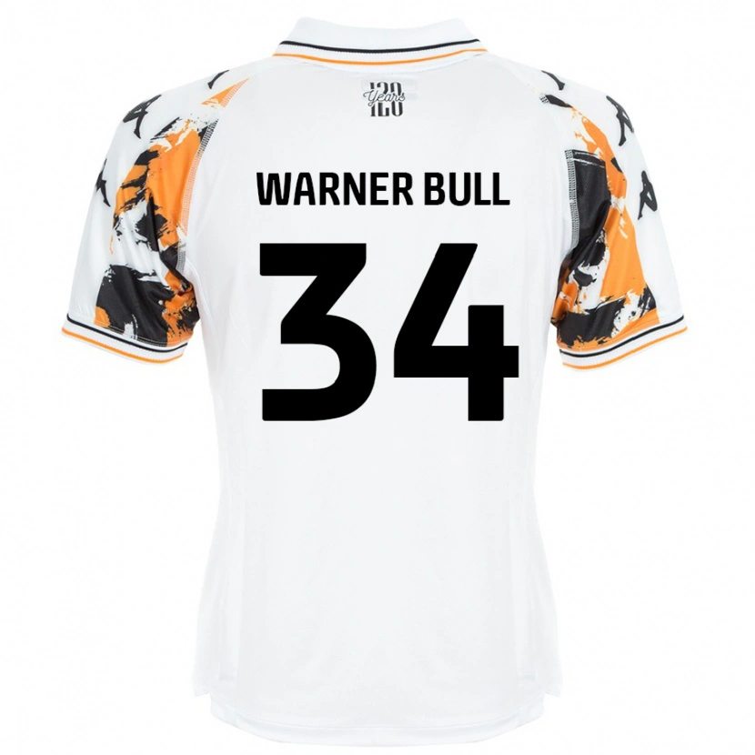 Danxen Hombre Camiseta Lucy Warner-Bull #34 Blanco 2ª Equipación 2024/25 La Camisa