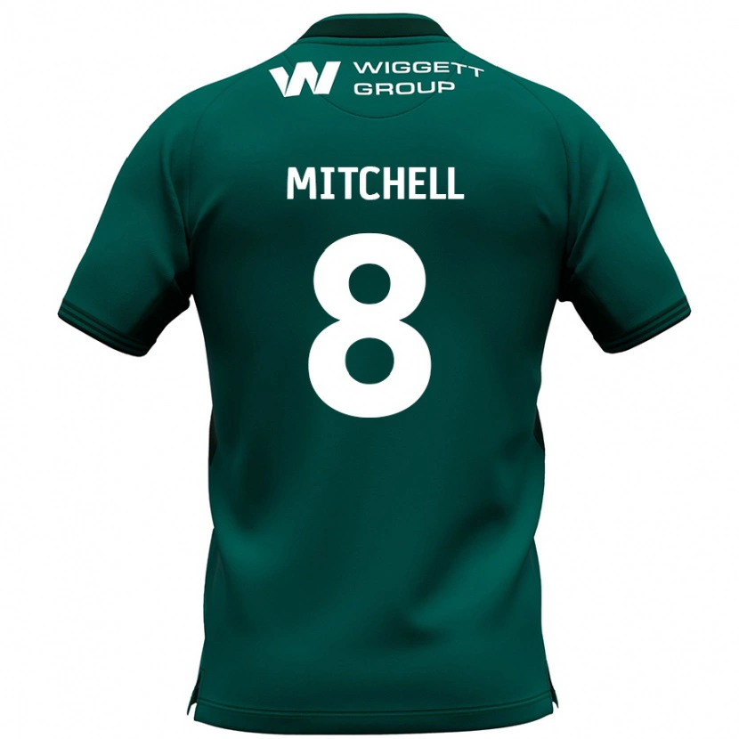 Danxen Hombre Camiseta Billy Mitchell #8 Verde 2ª Equipación 2024/25 La Camisa