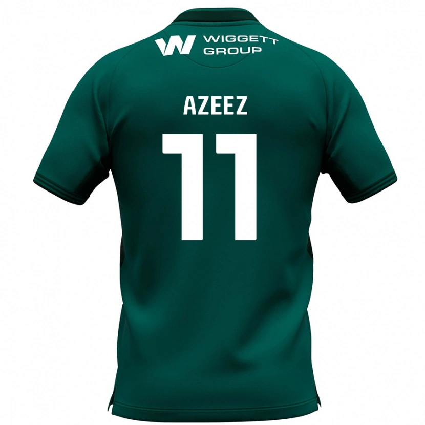 Danxen Hombre Camiseta Femi Azeez #11 Verde 2ª Equipación 2024/25 La Camisa