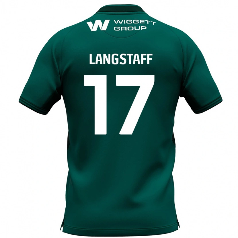 Danxen Hombre Camiseta Macaulay Langstaff #17 Verde 2ª Equipación 2024/25 La Camisa