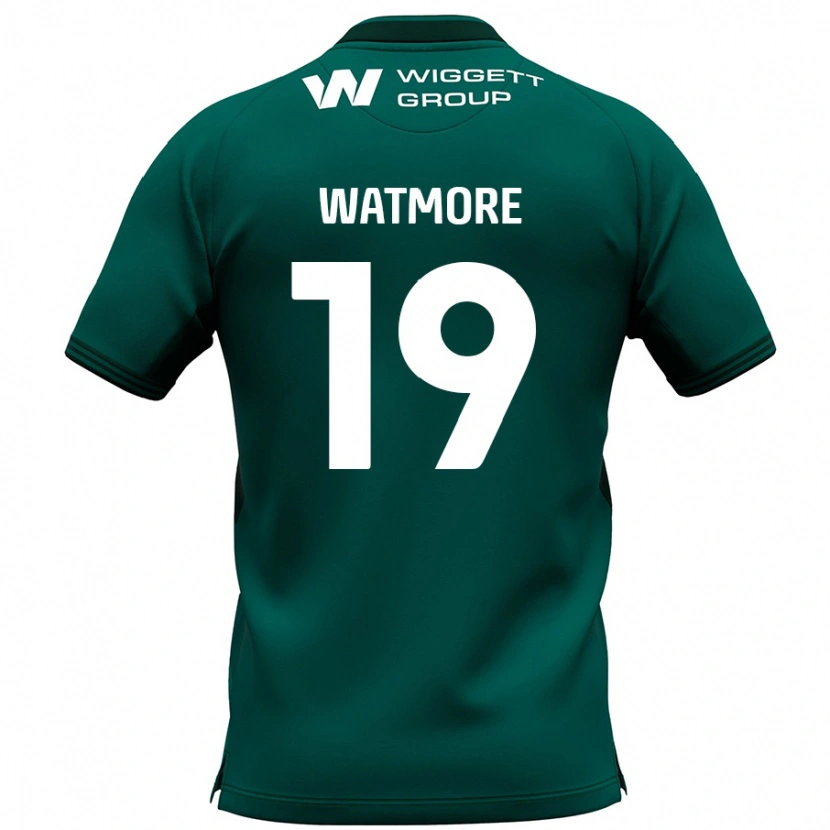 Danxen Hombre Camiseta Duncan Watmore #19 Verde 2ª Equipación 2024/25 La Camisa