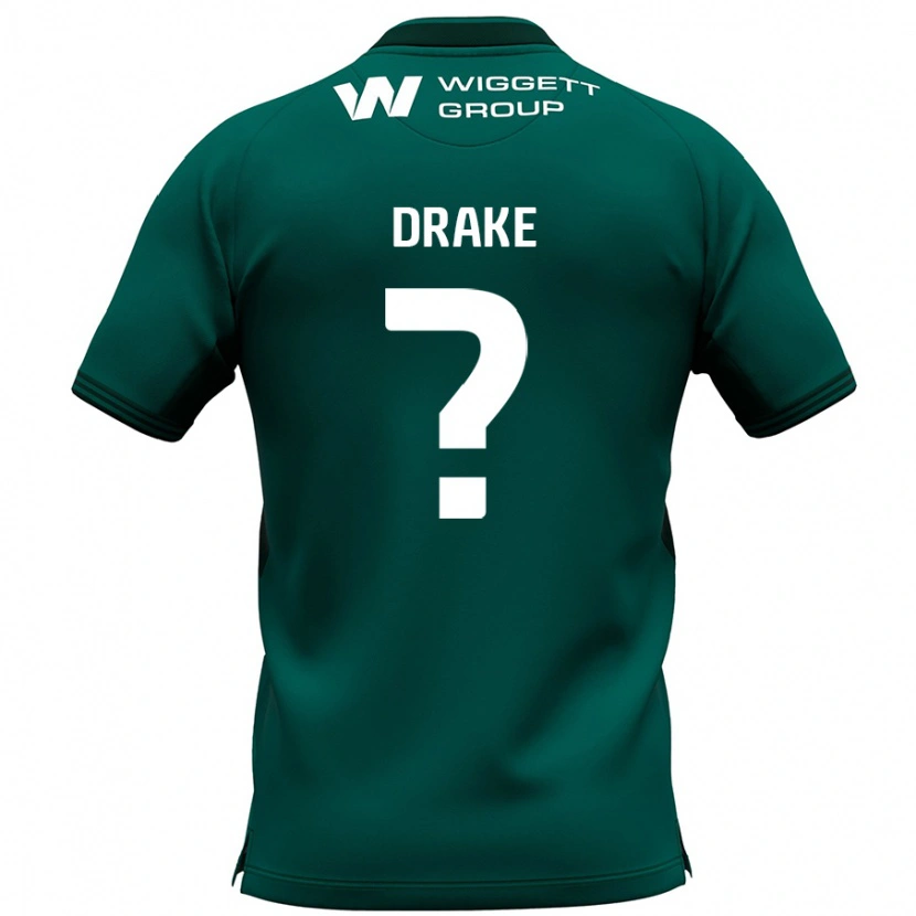 Danxen Hombre Camiseta Ben Drake #0 Verde 2ª Equipación 2024/25 La Camisa