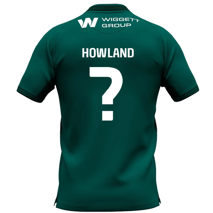 Danxen Hombre Camiseta Jack Howland #0 Verde 2ª Equipación 2024/25 La Camisa